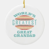 Grootste opa ter wereld keramisch ornament (Achterkant)
