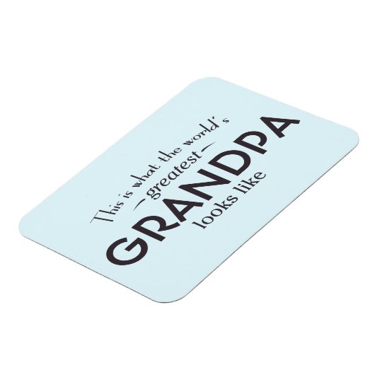 Grootste opa ter wereld magneet (Linkerzijde)