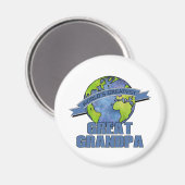 Grootste opa ter wereld magneet (Voorkant / Achterkant)