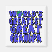 Grootste opa ter wereld magneet (Voorkant)