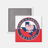 Grootste opa ter wereld magneet (Voorkant / Achterkant)