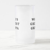 Grootste opa ter wereld matglas bierpul (Center)