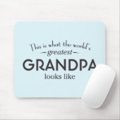 Grootste opa ter wereld muismat (Met muis)