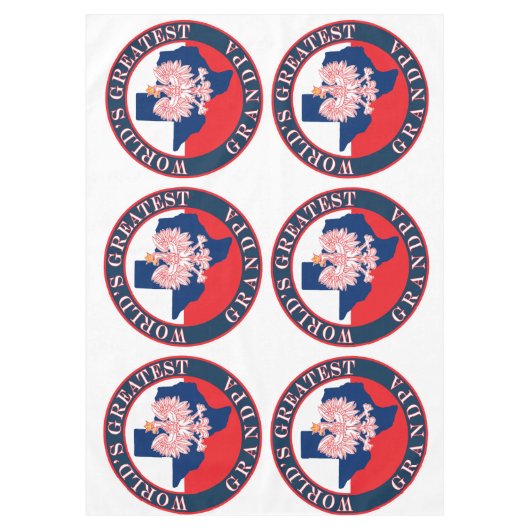 Grootste opa ter wereld tafelkleed (Voorkant)