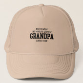 Grootste opa ter wereld trucker pet (Voorkant)