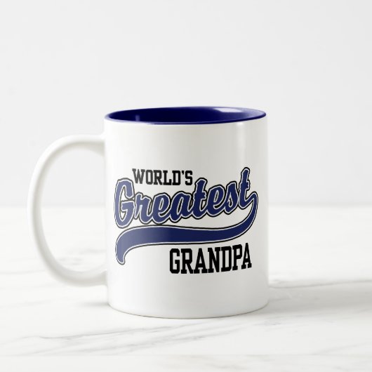 Grootste opa ter wereld tweekleurige koffiemok (Links)