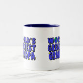 Grootste opa ter wereld tweekleurige koffiemok (Center)