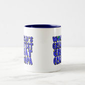 Grootste opa ter wereld tweekleurige koffiemok (Center)