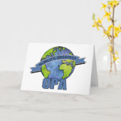 Grootste Opa van de wereld Kaart (Gele Bloem)