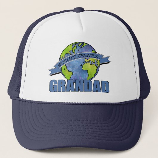 Grootste Opa van de Wereld Trucker Pet (Voorkant)
