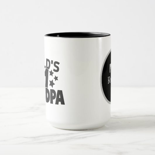 Grootste opa woordkunst ter wereld mok (Midden)