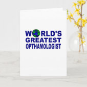 Grootste opthamoloog ter wereld kaart (Gele Bloem)