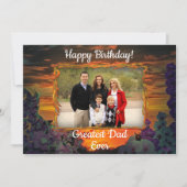 Grootste Pap Verjaardag Zonsondergang 2584 Kaart (Voorkant)