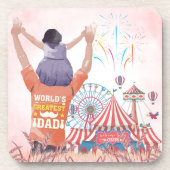 Grootste papa circus bier onderzetter (Voorkant)