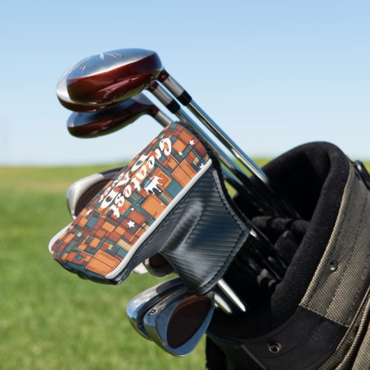 "Grootste papa ooit" Aangepaste afdruk Golfheadcover (Insitu)