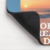 Grootste papa ter wereld – Coastal Sunrise Edition Muismat (Hoek)