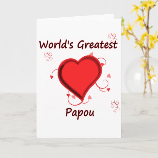 Grootste papou ter wereld kaart (Gele Bloem)