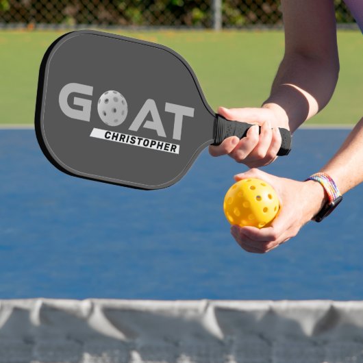 Grootste Pickleball speler GOAT Gepersonaliseerd Z Paddle (Insitu)