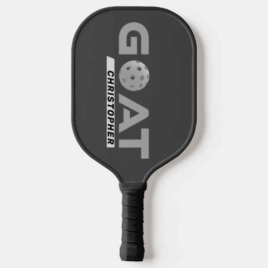 Grootste Pickleball speler GOAT Gepersonaliseerd Z Pickleball Paddle (Achterkant)