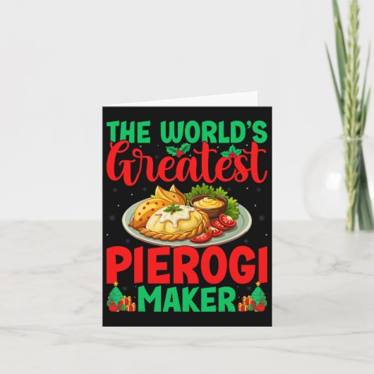 Grootste Pierogi Maker van de Wereld Poolse Eten K Kaart (Voorkant)