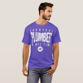 Grootste Plumber van All Time Plumbers Day 1 Goat T-shirt (Voorkant volledig)