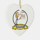 GROOTSTE PODIATRIST VROUWEN CARTOON KERAMISCH ORNAMENT (Rechts)