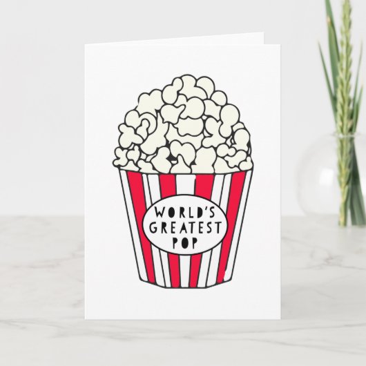 Grootste Pop ter wereld - Vaderdag Kaart (Voorkant)