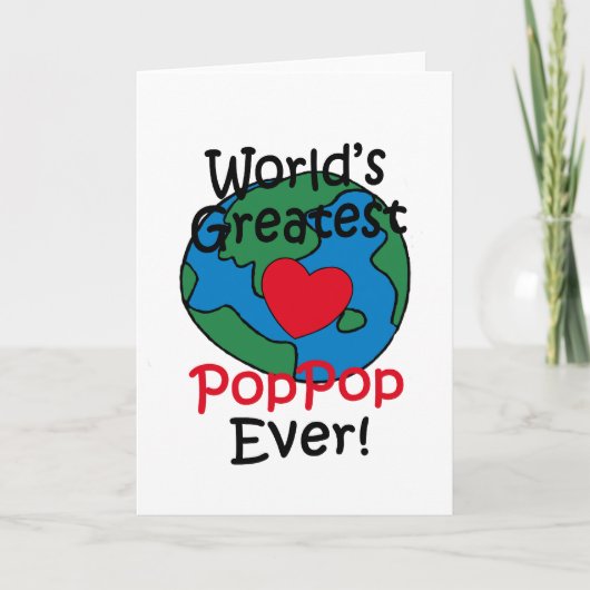 Grootste PopPop-hart ter wereld Kaart (Voorkant)