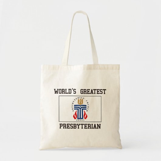 Grootste presbyteriaanse tote bag (Voorkant)