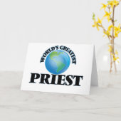 Grootste priester ter wereld kaart (Gele Bloem)