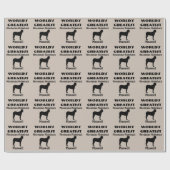 Grootste Rhodesian Ridgeback hond ter wereld Cadeaupapier (Vlak)
