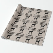 Grootste Rhodesian Ridgeback hond ter wereld Cadeaupapier (Uitgerold)