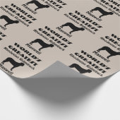 Grootste Rhodesian Ridgeback hond ter wereld Cadeaupapier (Hoek)