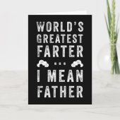 Grootste Scheter Ter Wereld Vaderdag Aangepaste Kl Kaart (Voorkant)