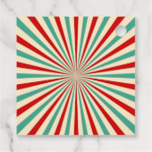 Grootste Show op Earth Circus Kids Verjaardagsfees Bedankjes Labels (Achterkant)