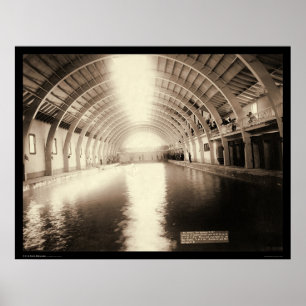 Grootste snoepdoek in Hot Springs SD 1891 Poster