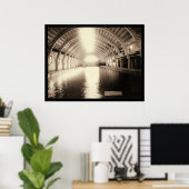 Grootste snoepdoek in Hot Springs SD 1891 Poster (Thuiskantoor)