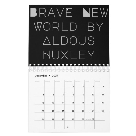 Grootste socialistische Sci-Fi-agenda Kalender (Dec 2027)