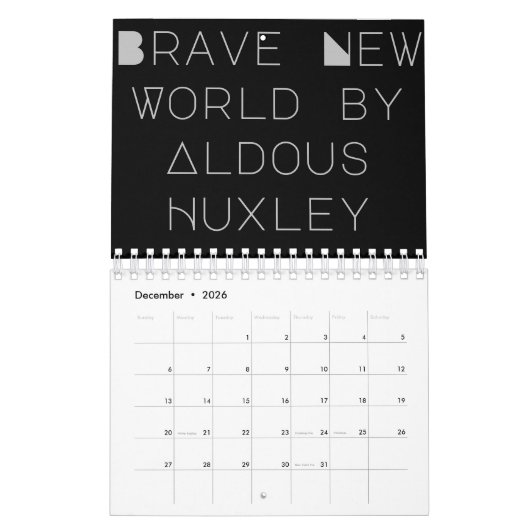 Grootste socialistische Sci-Fi-agenda Kalender (Dec 2026)