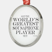 Grootste Sousaphone Player, maar Metal Ornament (Links)