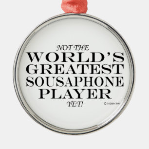 Grootste Sousaphone Player, maar Metal Ornament