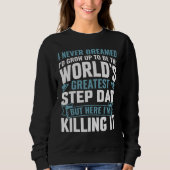 Grootste stiefvader Grappig gezegde Grappige stief Trui (Voorkant)