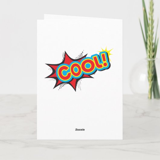 Grootste Superhero Geweldige Comic Verjaardag Kind Kaart (Achterkant)