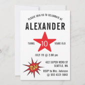 Grootste Superhero plezier met afbeelding van het  Kaart (Achterkant)