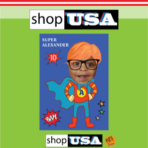 Grootste Superhero plezier met afbeelding van het Kaart