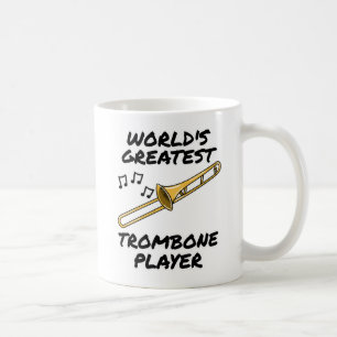 Grootste trombonist ter wereld, grappige trombonis koffiemok