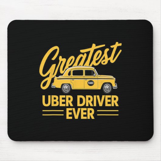 Grootste Uber-chauffeur ooit: grappig 4 Muismat (Voorkant)