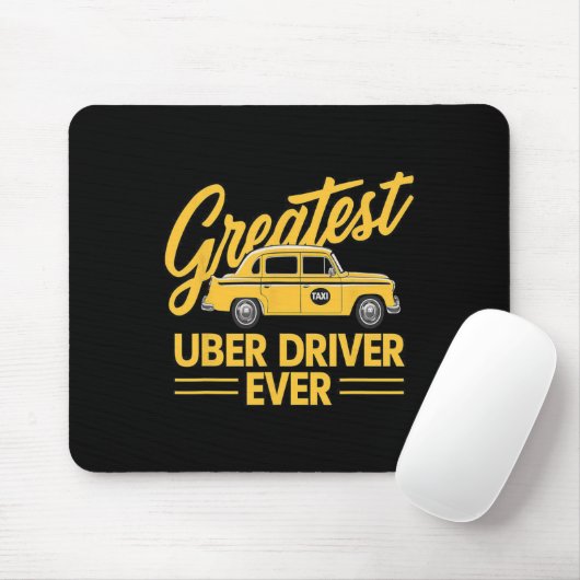 Grootste Uber-chauffeur ooit grappig Muismat (Met muis)