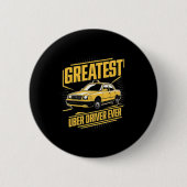 Grootste Uber-chauffeur ooit grappig Ronde Button 5,7 Cm (Voorkant)