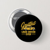 Grootste Uber-chauffeur ooit grappig Ronde Button 5,7 Cm (Voorkant /achterkant)